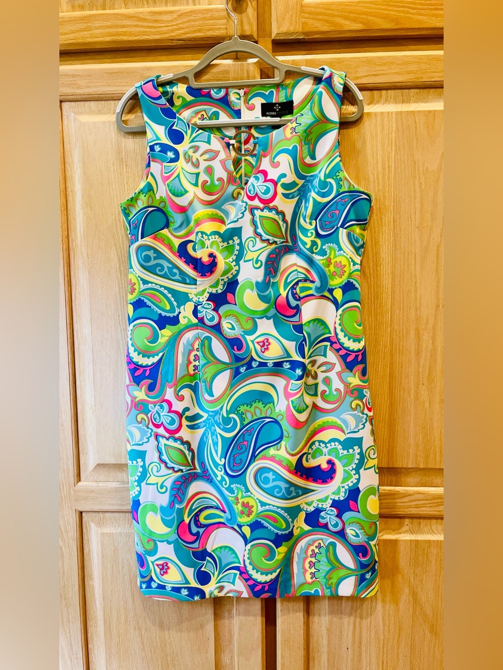 Colorful Paisley Ronni Nicole Shift Dress - Multicolor